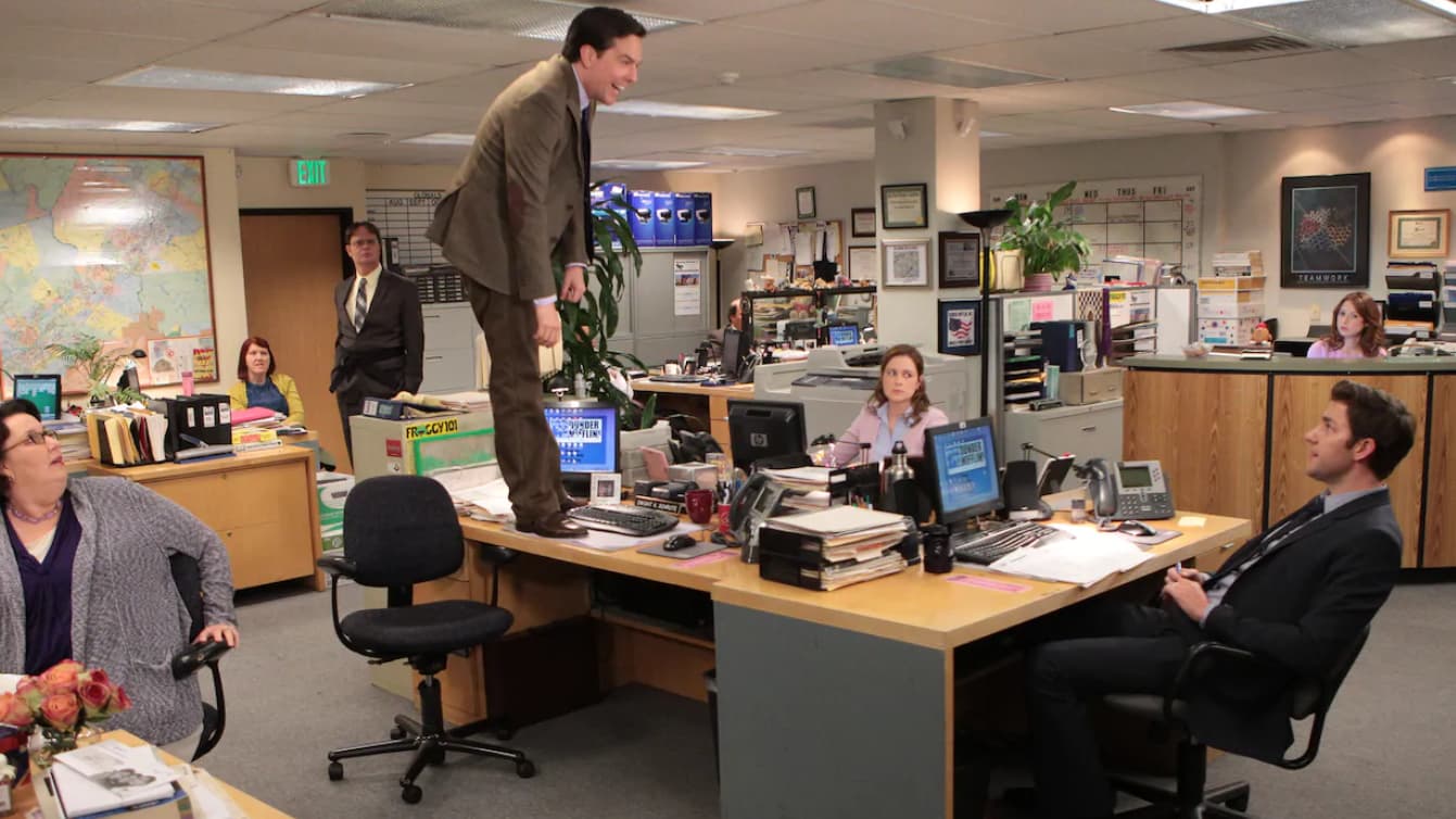 Cena da série The Office