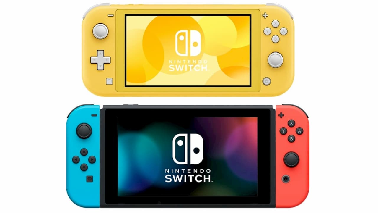 Nintendo Switch Lite comparado com o Nintendo Switch original