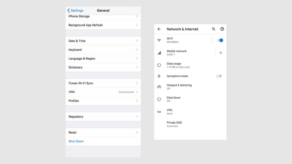 Configuração de VPN no Android e no iOS