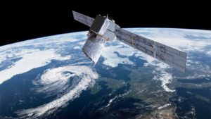 Satélite Aeolus, da ESA (Agência Espacial Europeia), que mede ventos