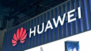 Logotipo da empresa chinesa Huawei