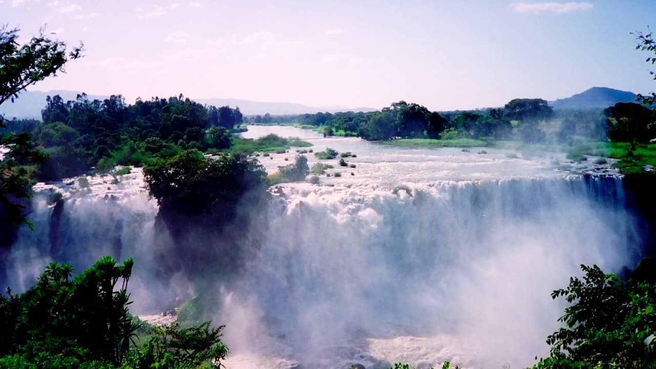 Queda do rio Nilo Azul