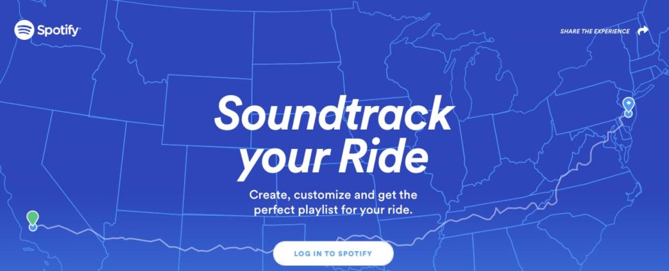 Soundtrack your ride - Spotify