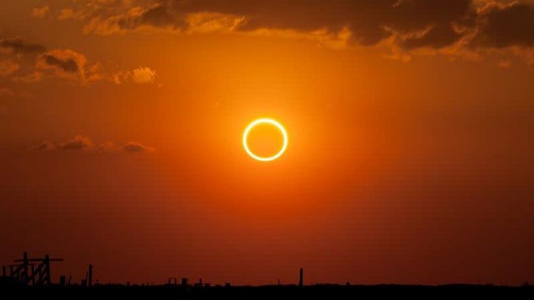 Eclipse solar anular fotografado em 20 de maio de 2012 no Novo México, nos EUA. Crédito: Kevin Baird/Wikimedia Commons