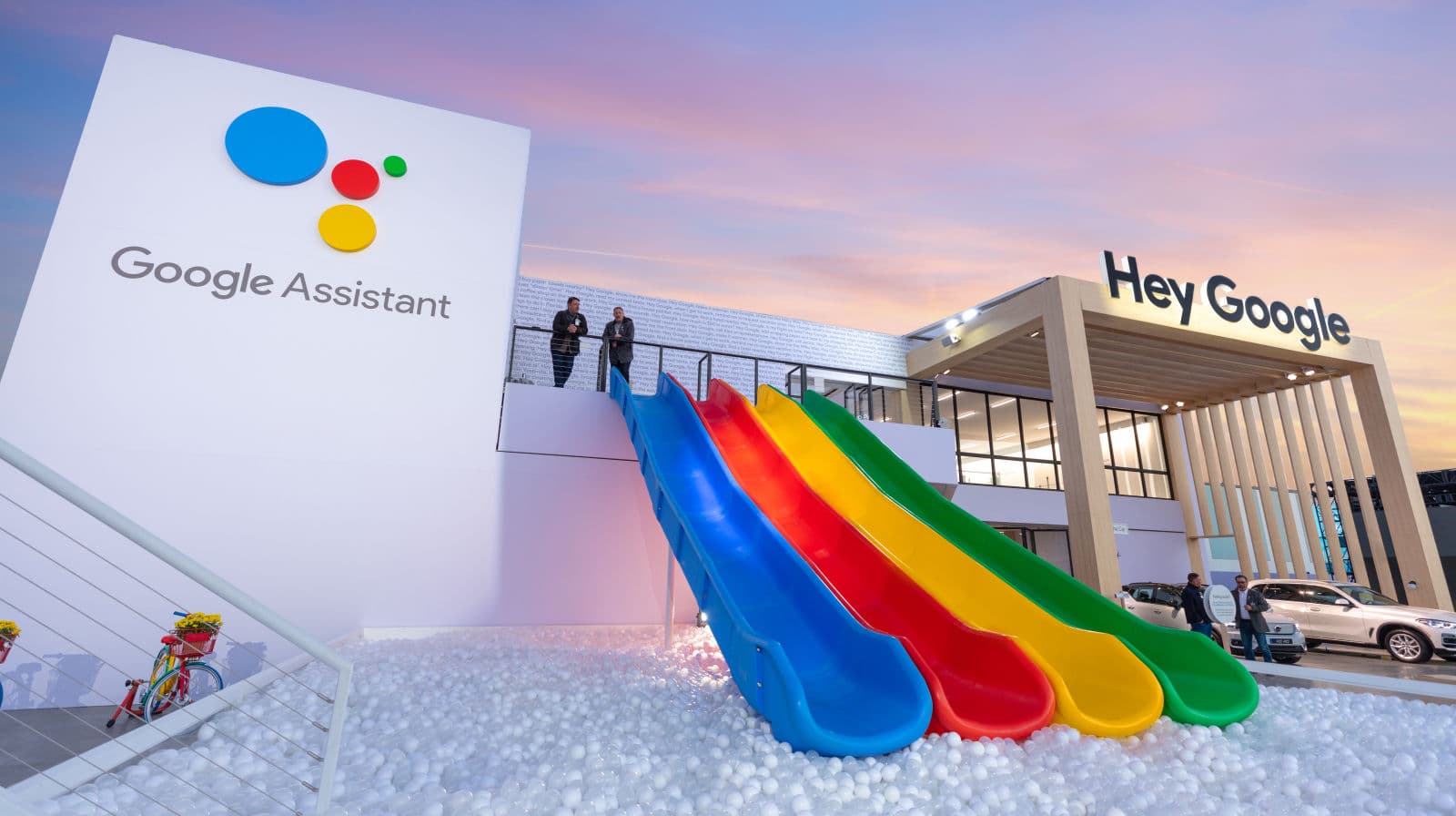 Estande do Google Assistente na CES 2020