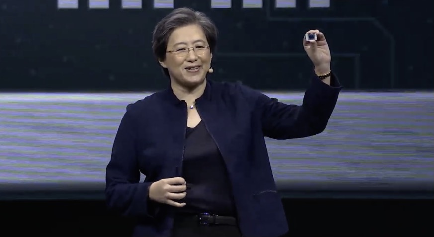 Lisa Su, CEO da AMD, durante a CES 2020
