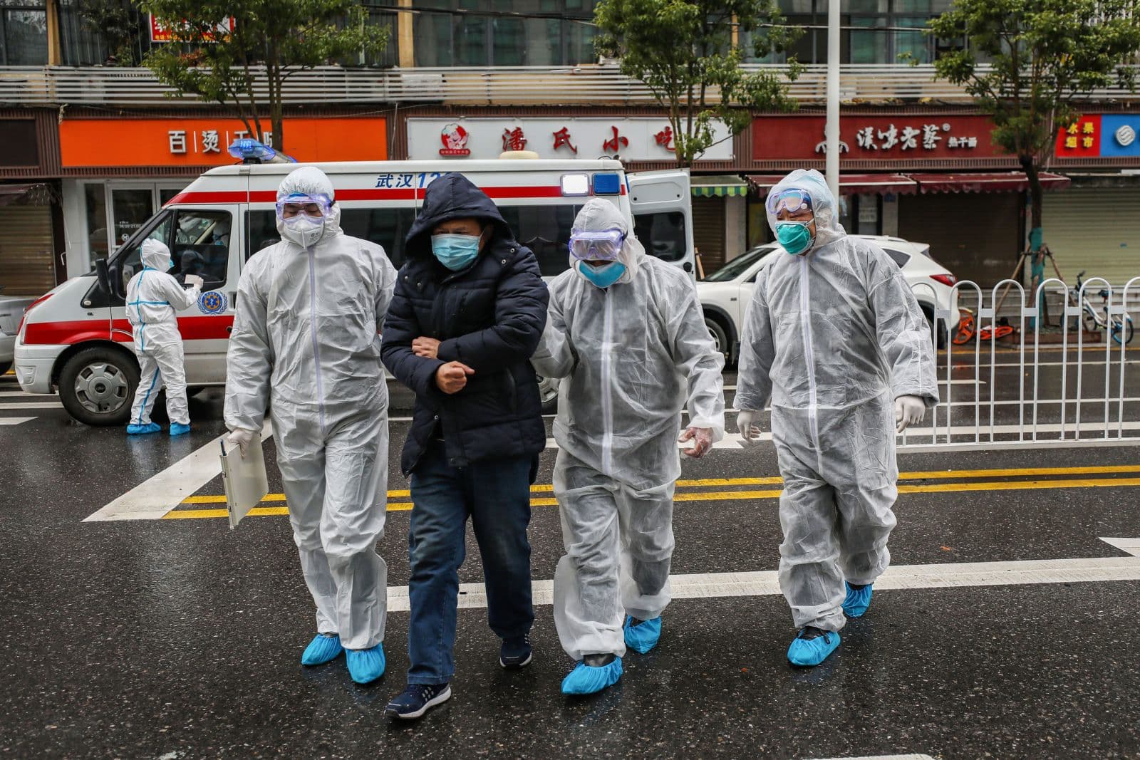 Médicos em Wuhan. Crédito: Getty Images