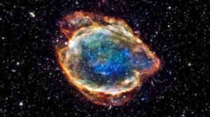 Os restos de uma supernova tipo 1a