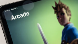 Página inicial do Apple Arcade