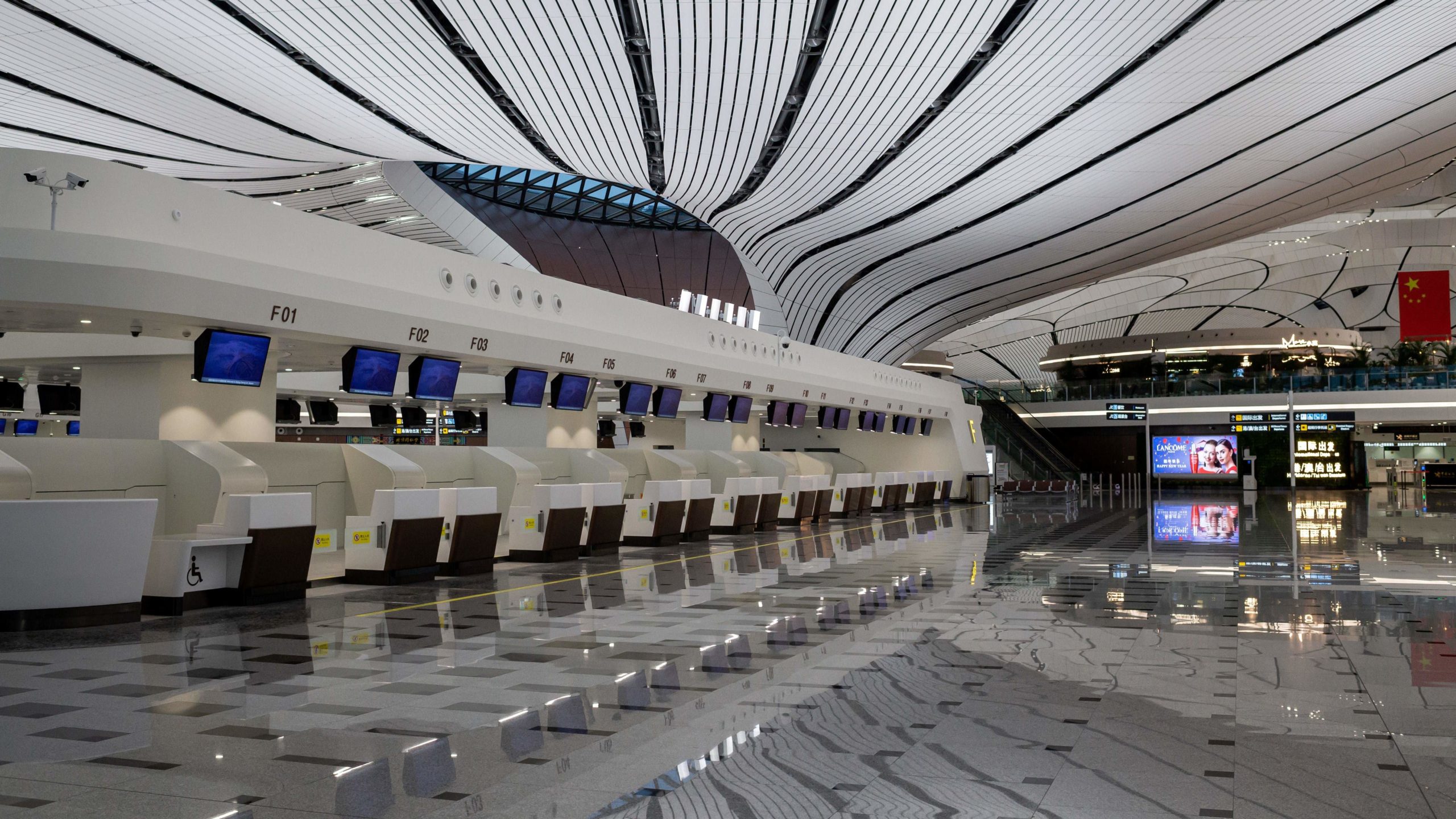 Aeroporto Daixing, na China. Crédito: Getty Images