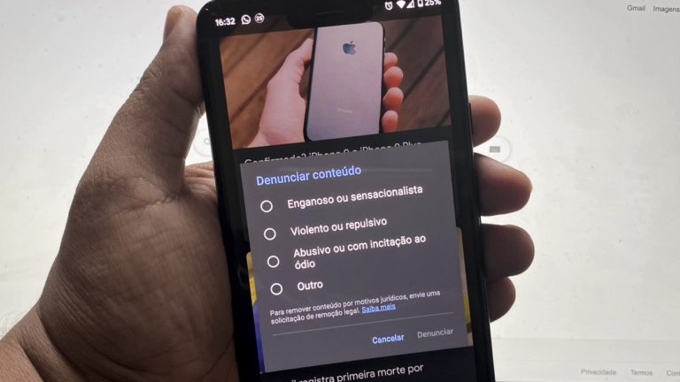 Google Discover permite denunciar notícias sensacionalistas