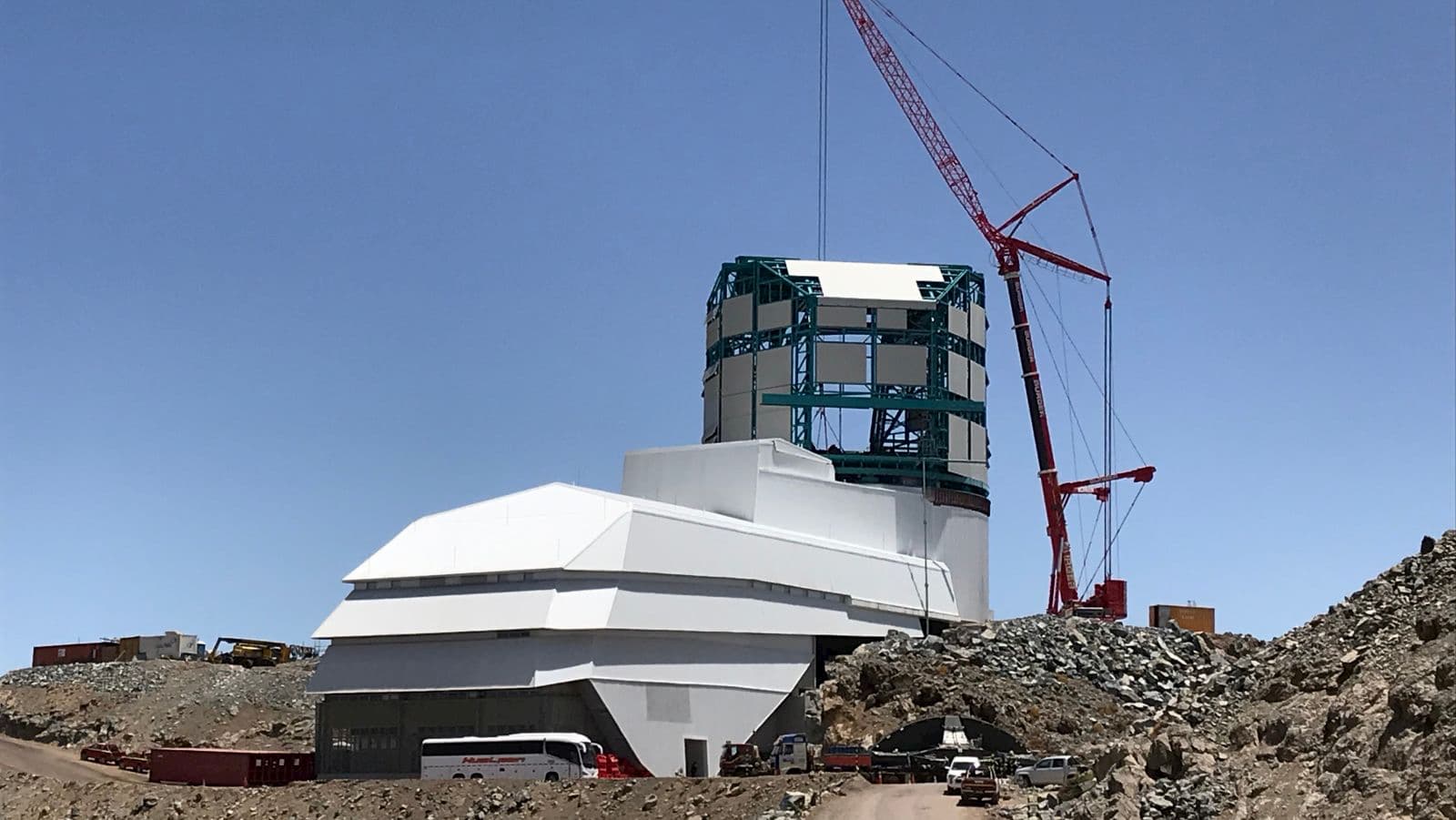 Observatório Rubin que está sendo construído no Chile