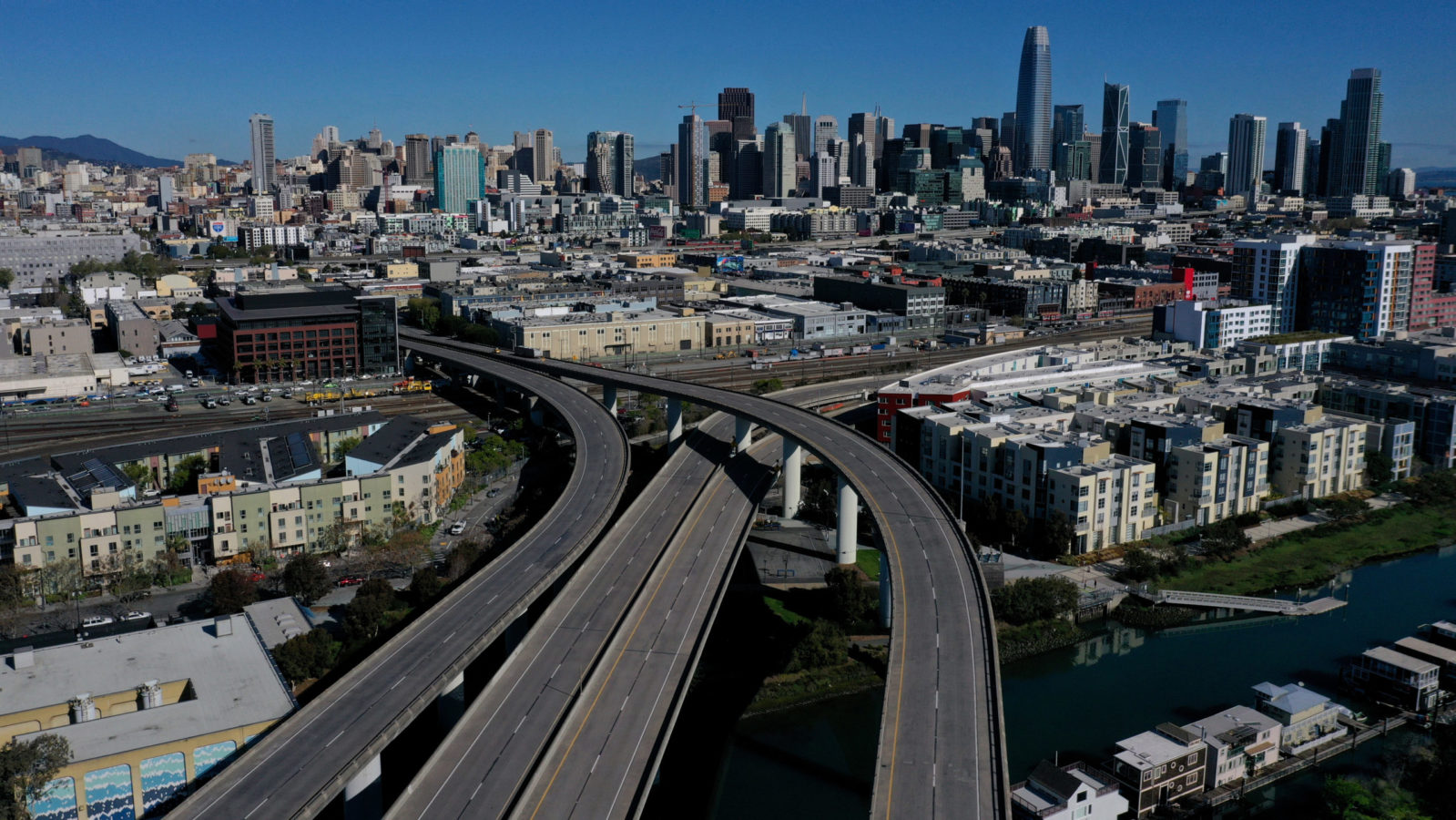 Cidade de San Francisco, Califórnia, vazia durante a quarentena. Crédito: Getty Images