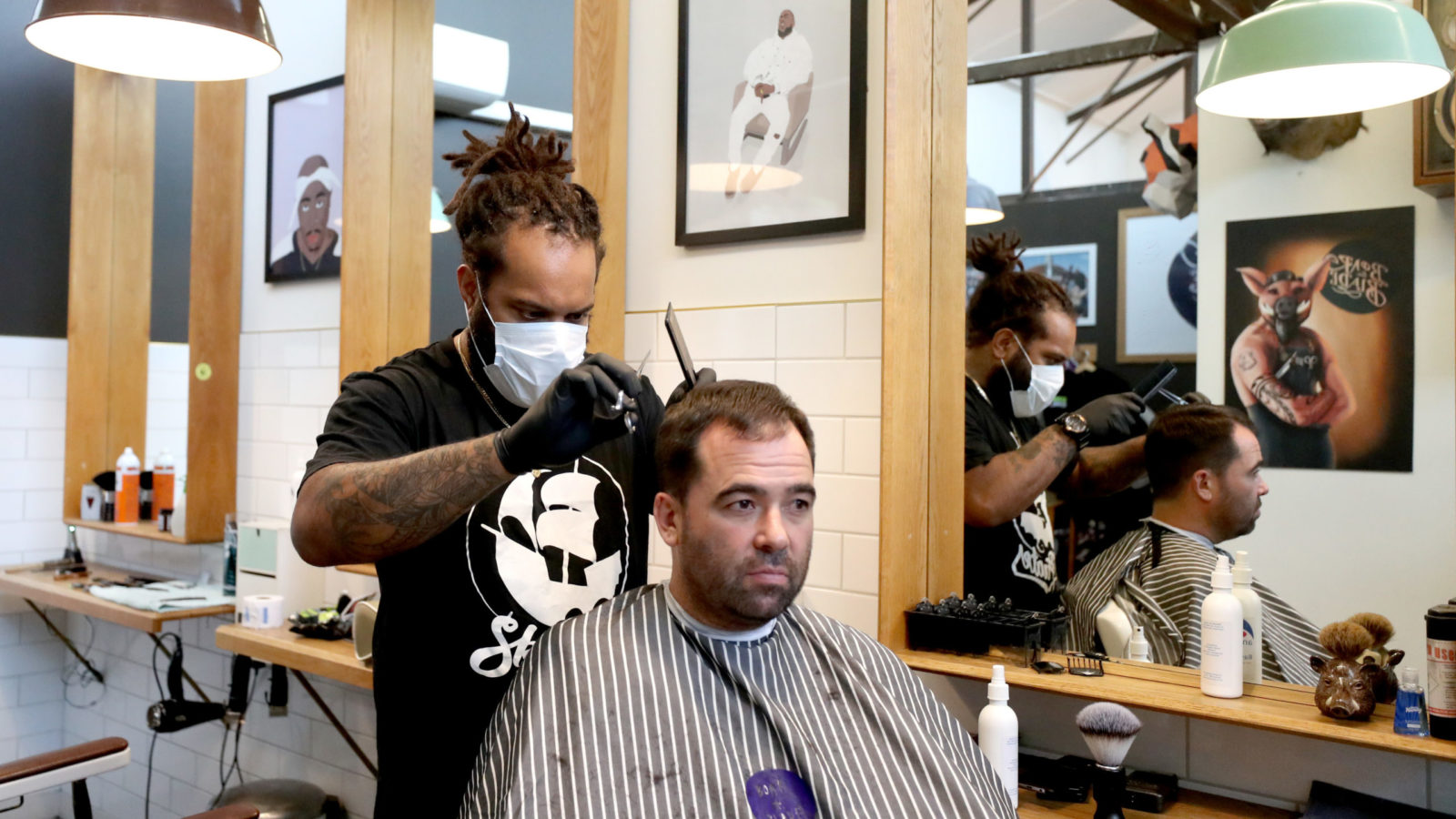 Barbeiros reabrem na Nova Zelândia. Crédito: Getty Images