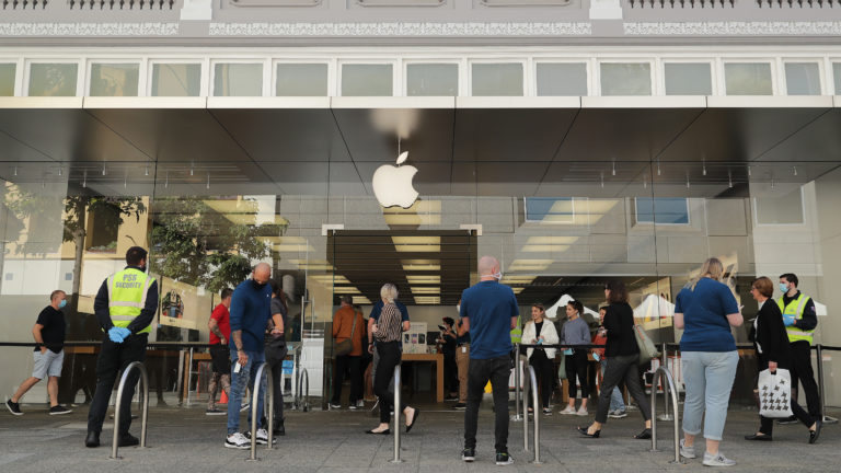 Loja da Apple. Crédito: Getty Images