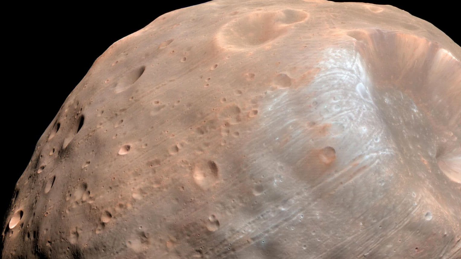 Fobos, uma das luas de Marte