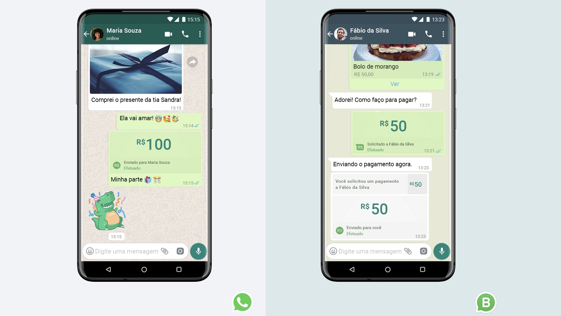 sistema de pagamento do WhatsApp começa a ser liberado no Brasil