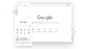 Interface do navegador Google Chrome. Crédito: Google
