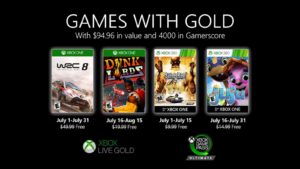 Xbox Live Gold: jogos de julho de 2020
