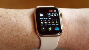 Apple Watch com o sistema watchOS 7. Crédito: Caitlin McGarry/Gizmodo