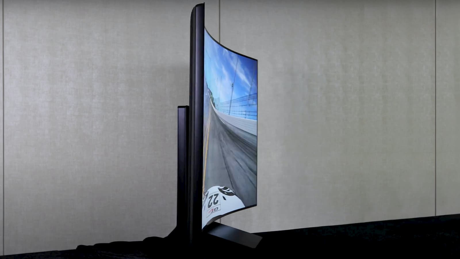 TV de tela flexível da LG