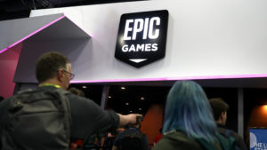 Logotipo da Epic Games. Crédito: Justin Sullivan/Getty Images