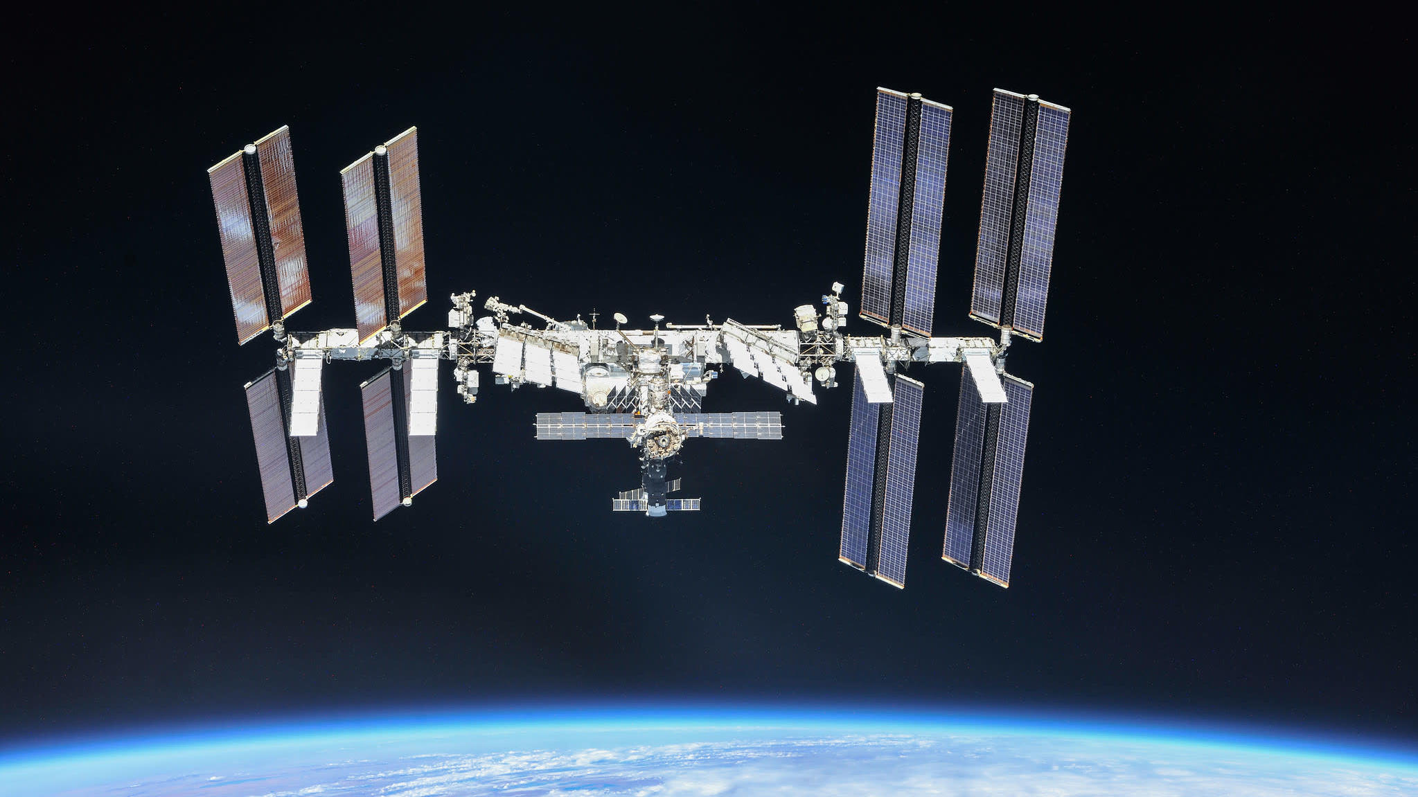 Estação Espacial Internacional (ISS, em inglês). Crédito: NASA