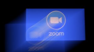 Logotipo do Zoom. Crédito: Olivier Douliery/AFP (Getty Images)