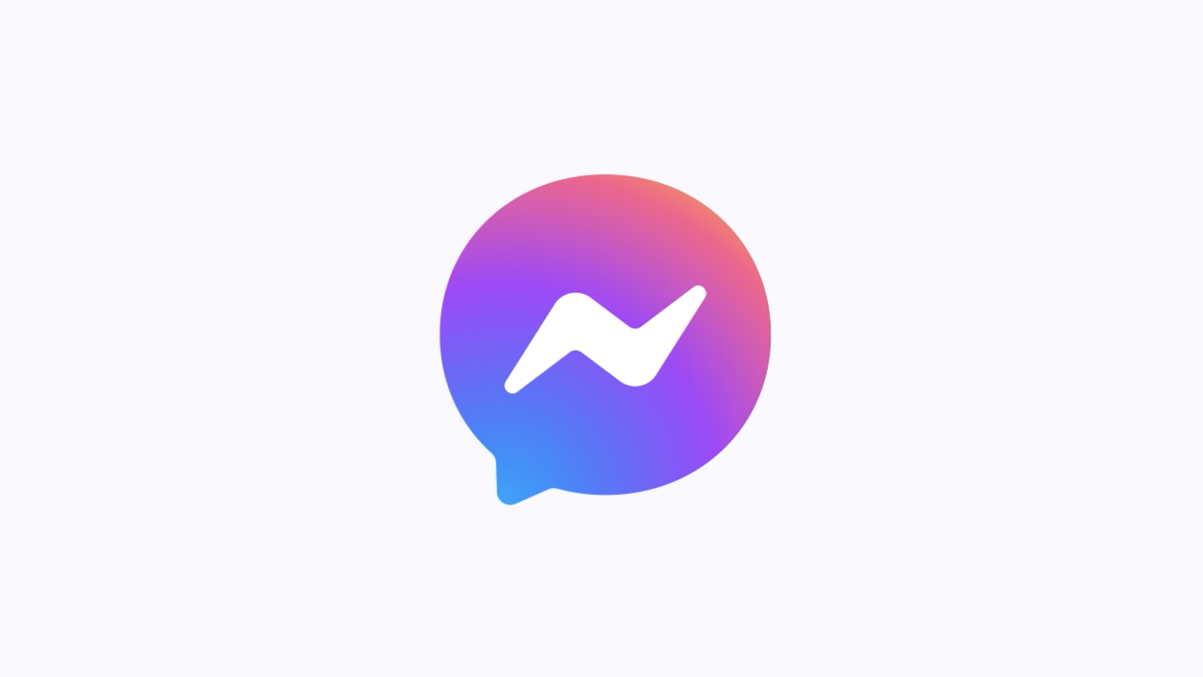Facebook Messenger novo logotipo. Imagem: Facebook