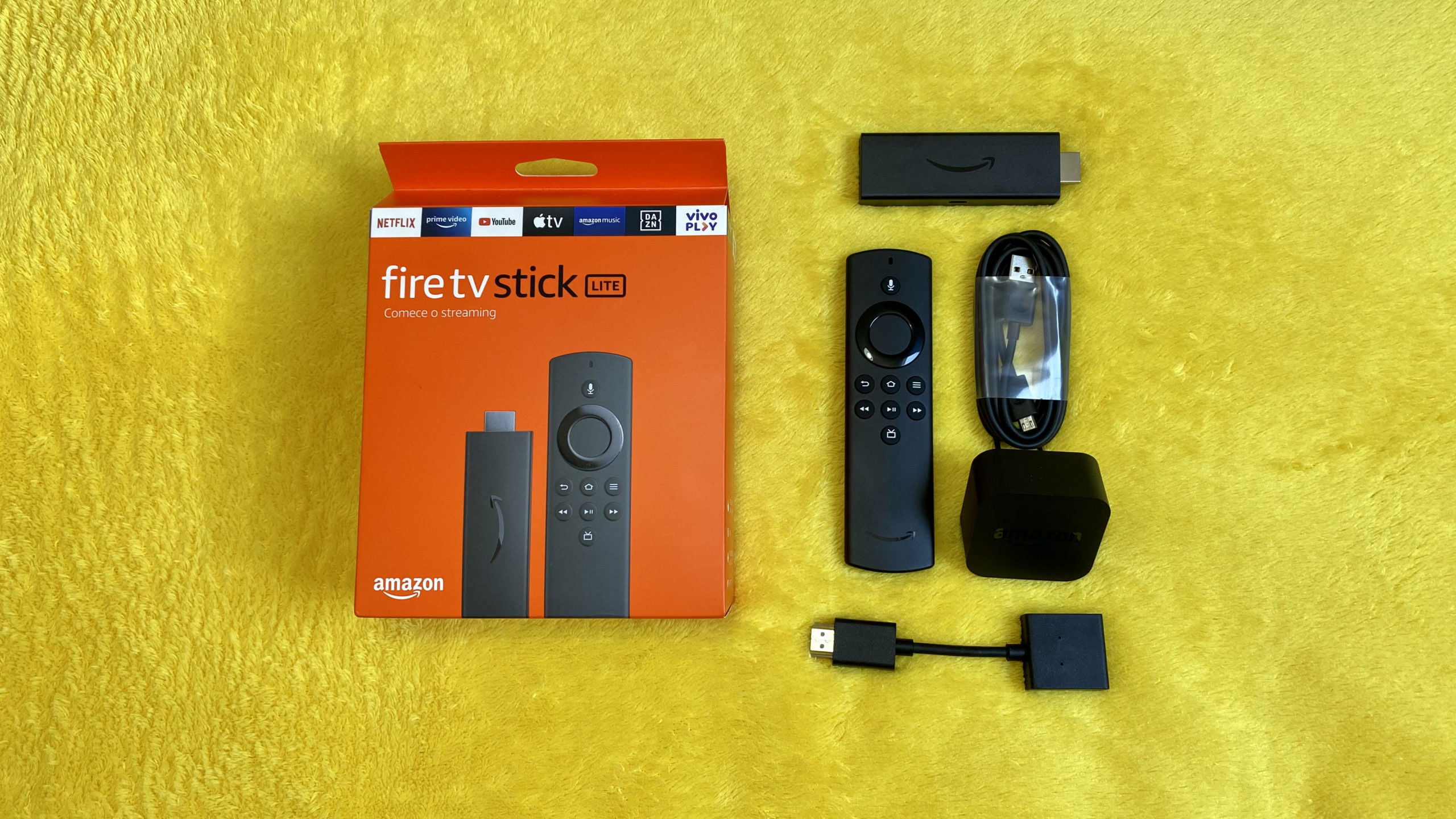 Amazon Fire TV Stick Lite Review. Imagem: Caio Carvalho (Gizmodo Brasil)