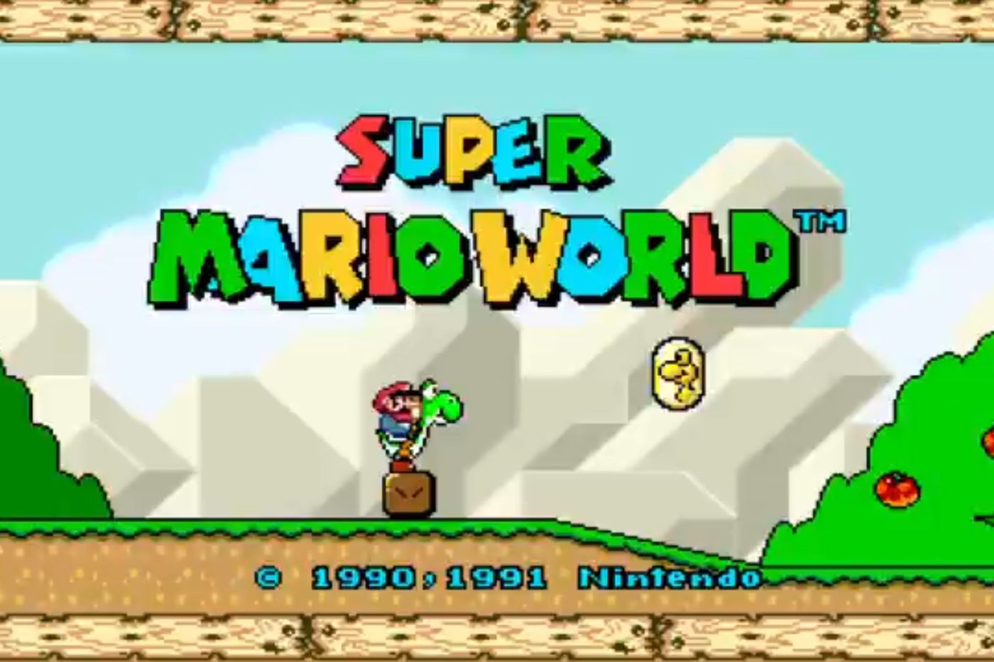 Screenshot: Super Mario World