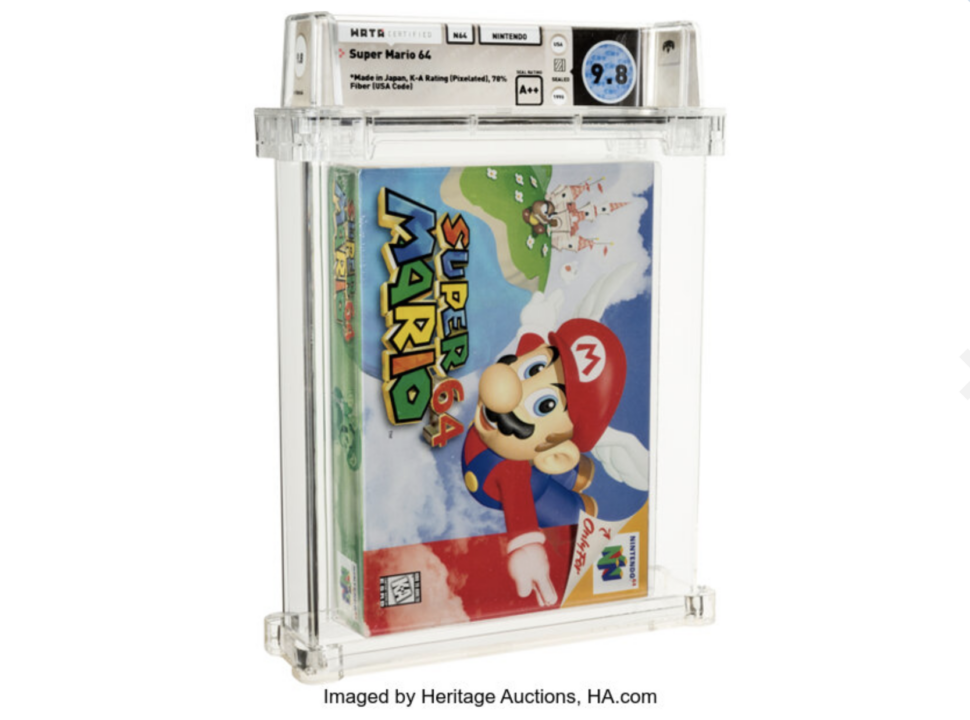 Cartucho de 'Super Mario Bros.' bate recorde ao ser vendido por US
