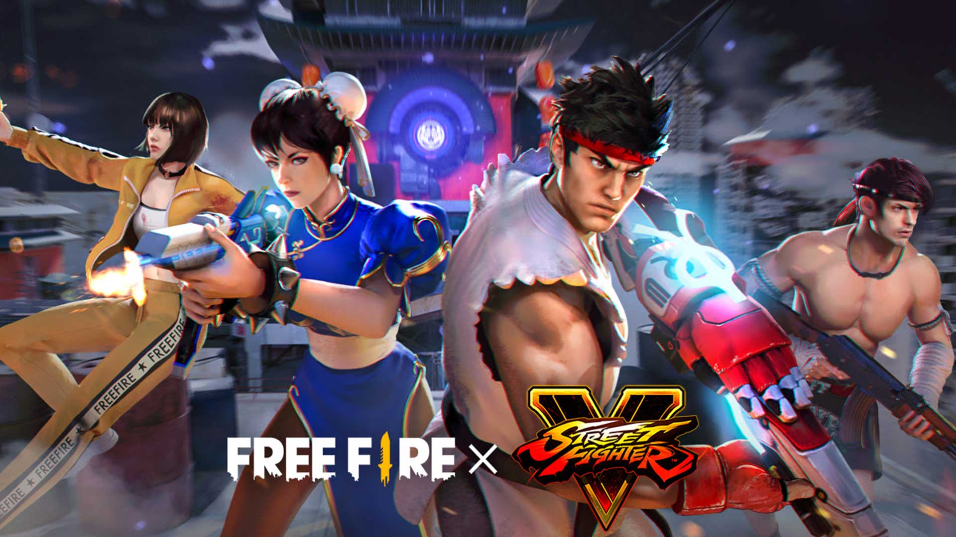 Personagens de Street Fighter vão se unir às batalhas de Free Fire