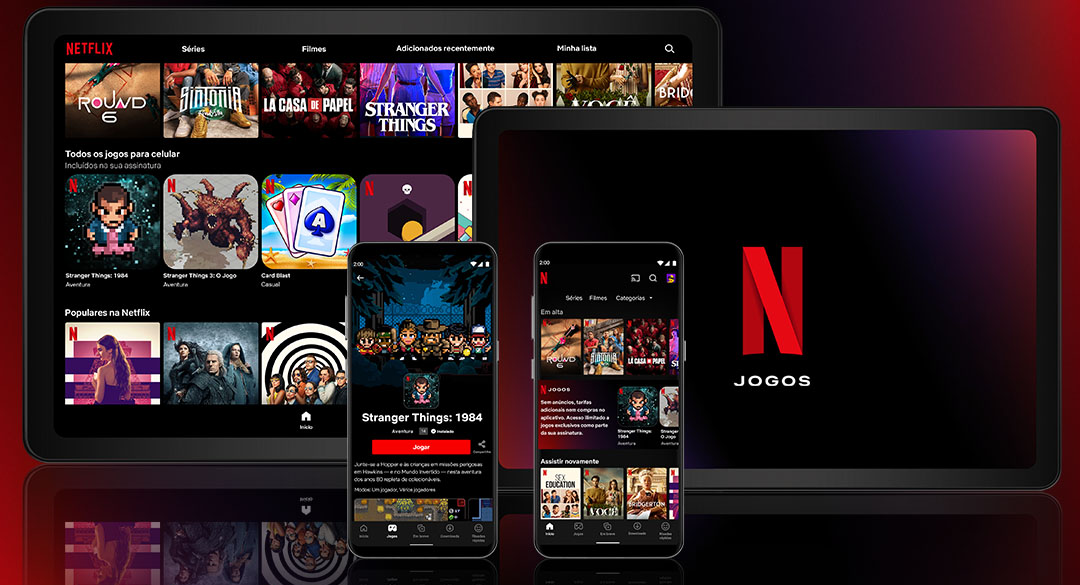 Netflix Games: plataforma lança jogos para celular, saiba como baixar - Giz  Brasil