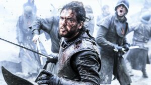Jon Snow (Kit Harington) em Game of Thrones. Imagem: HBO