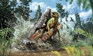 Crocodilo e Dinossauro
