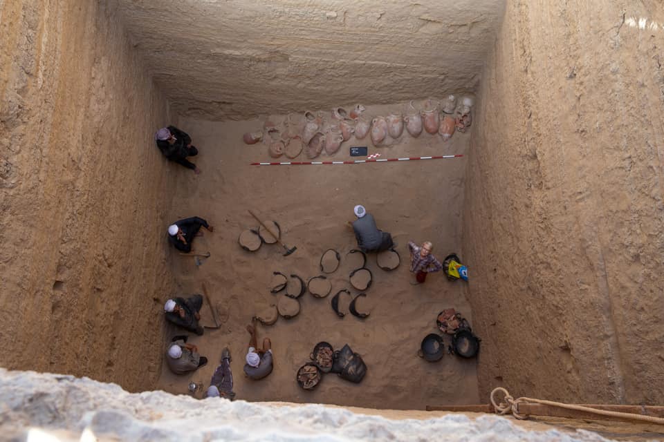 Poço múmias embalsamamento