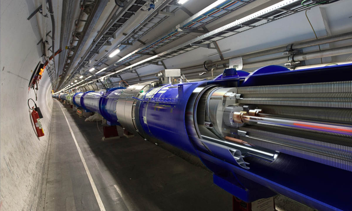 The largest particle accelerator restarts to hunt down dark matter