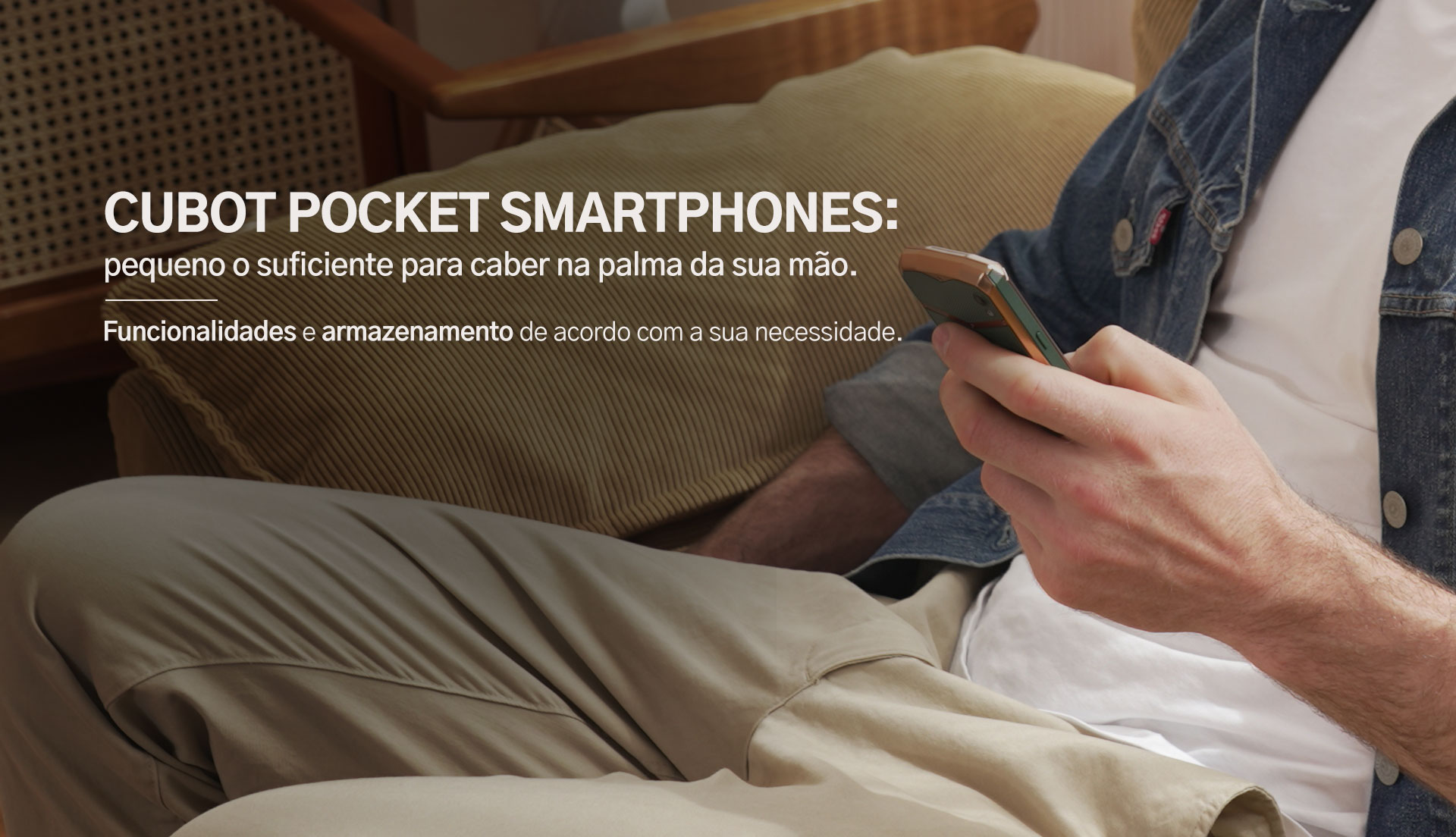 Novo Cubot Pocket: Mini Celular, mil possibilidades