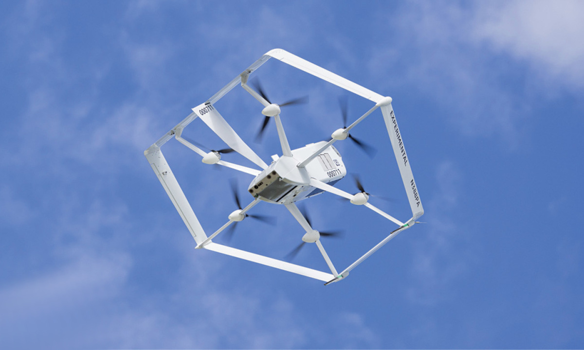 Amazon anuncia que serviço de entregas por drones terá início neste ano
