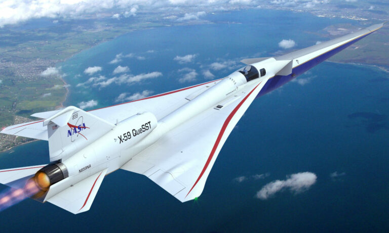 Conheça o novo projeto X-59, o avião supersônico silencioso da NASA