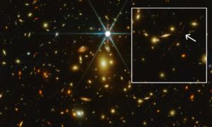 James Webb tira foto de estrela mais distante do Universo.