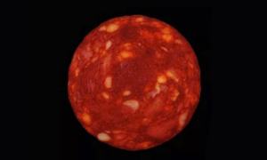 Cientista posta foto de chouriço e diz ser estrela capturada pelo James Webb.