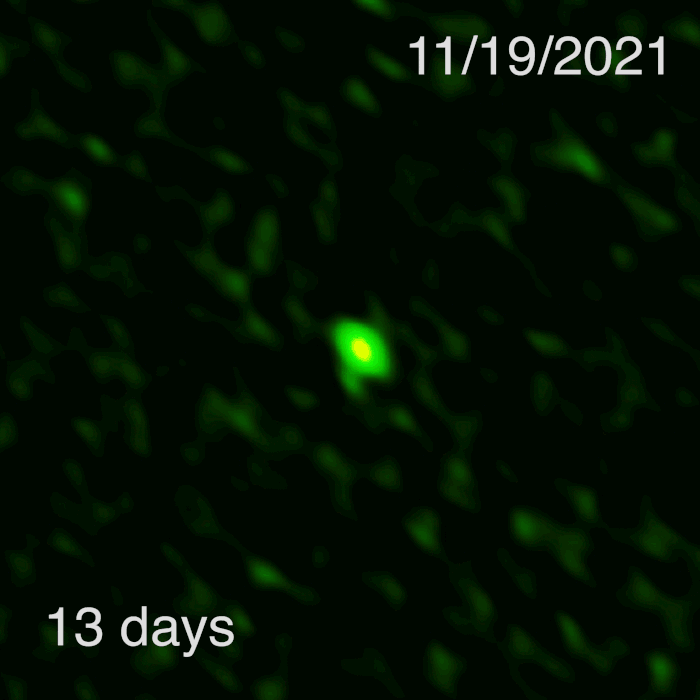 Telescópio ALMA registra pela primeira vez colapso entre estrelas.