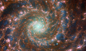 Colaboração entre James Webb e Hubble mostra “Galáxia Fantasma”