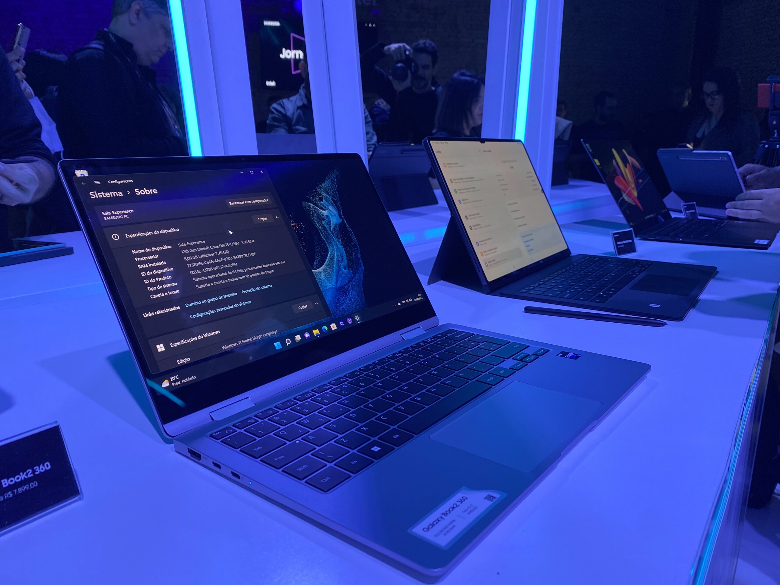 Samsung lança os notebooks Galaxy Book Pro e Galaxy Book Pro 360