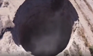 Como é o buraco gigante do Chile por dentro; veja as imagens