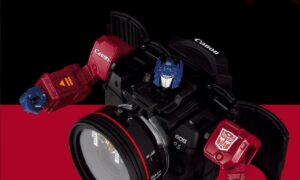 Transformers terão bonecos inspirados nas câmeras Canon