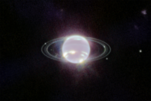 James Webb captura anéis de Netuno em nova foto