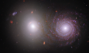 Foto do James Webb e Hubble mostra par de galáxias VV 191